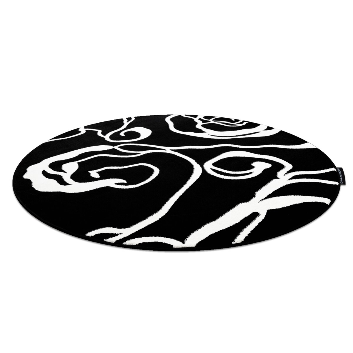 Dywan HAMPTON Rosa koło róża, kwiaty koło 200 cm