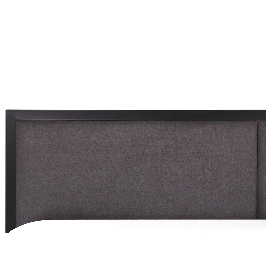 Łóżko metalowe 160 x 200 cm czarne CLAMART