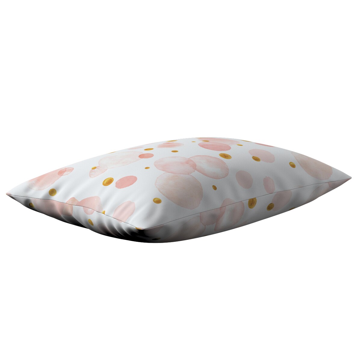 Poszewka Milly prostokątna 60x40 ecru-różowy