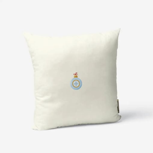 Poduszka świąteczna -Minimalistyczna bomka