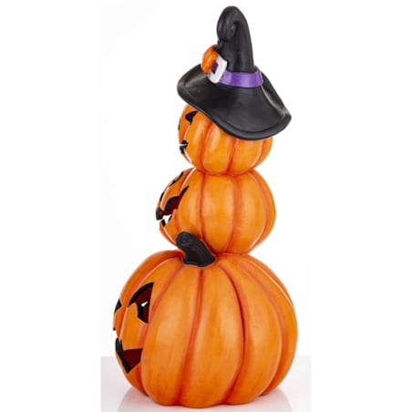 Dekoracja Halloween 56,5x27x27 cm LED- WESOŁE DYNIE