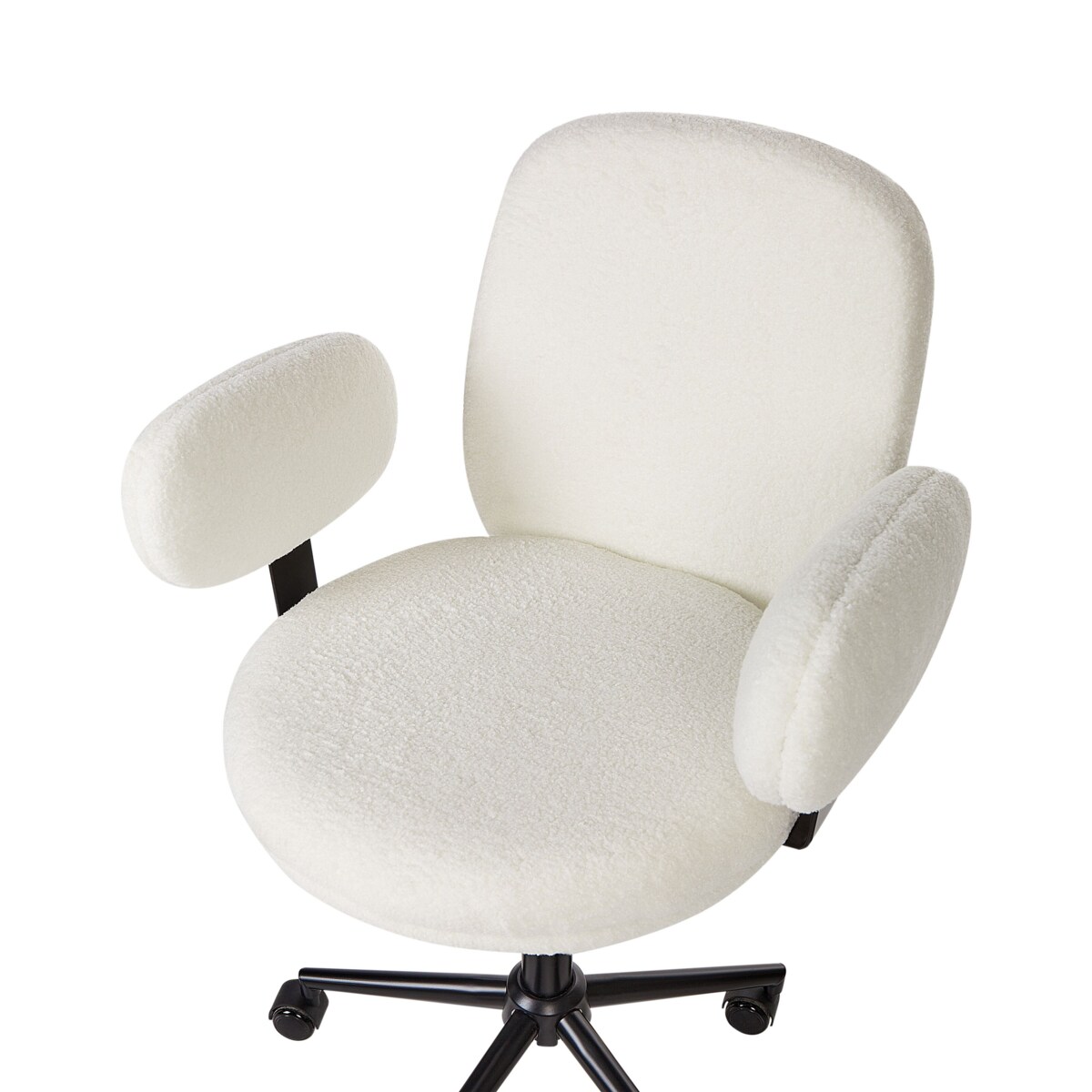 Krzesło biurowe Złamana biel MORAGA