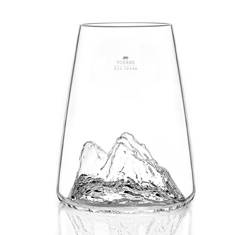 Szklanka Long Drink - Topographic - Tofane