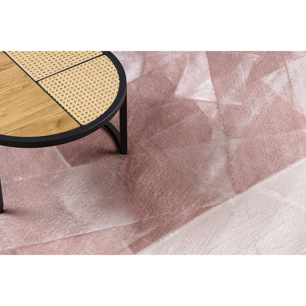 Dywan VISCO różowy 8 pluszowy, IMITACJA 160x220 cm