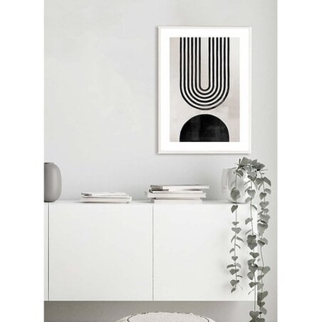 Poster Story, Plakat, Obraz - Czarny Łuk No1, wymiary 21 x 30 cm