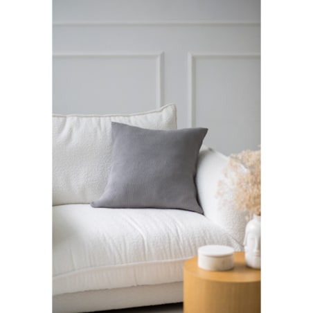 Poszewka klasyczna szara, 50 x 50 cm, La Manta