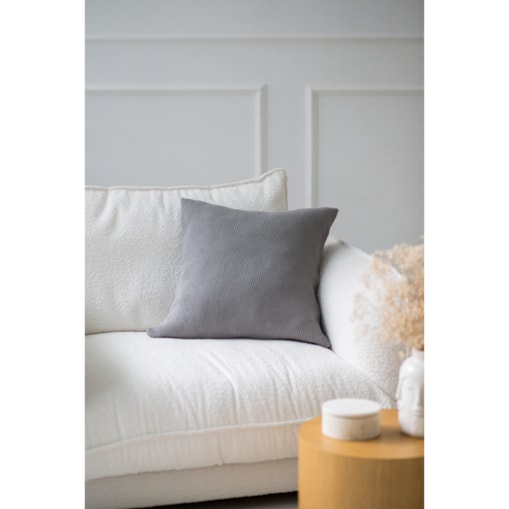 Poszewka klasyczna szara, 50 x 50 cm, La Manta