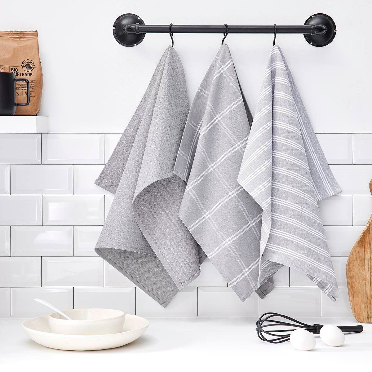 Ściereczki kuchenne bawełniane On, 3 sztuki, 50 x 70 cm