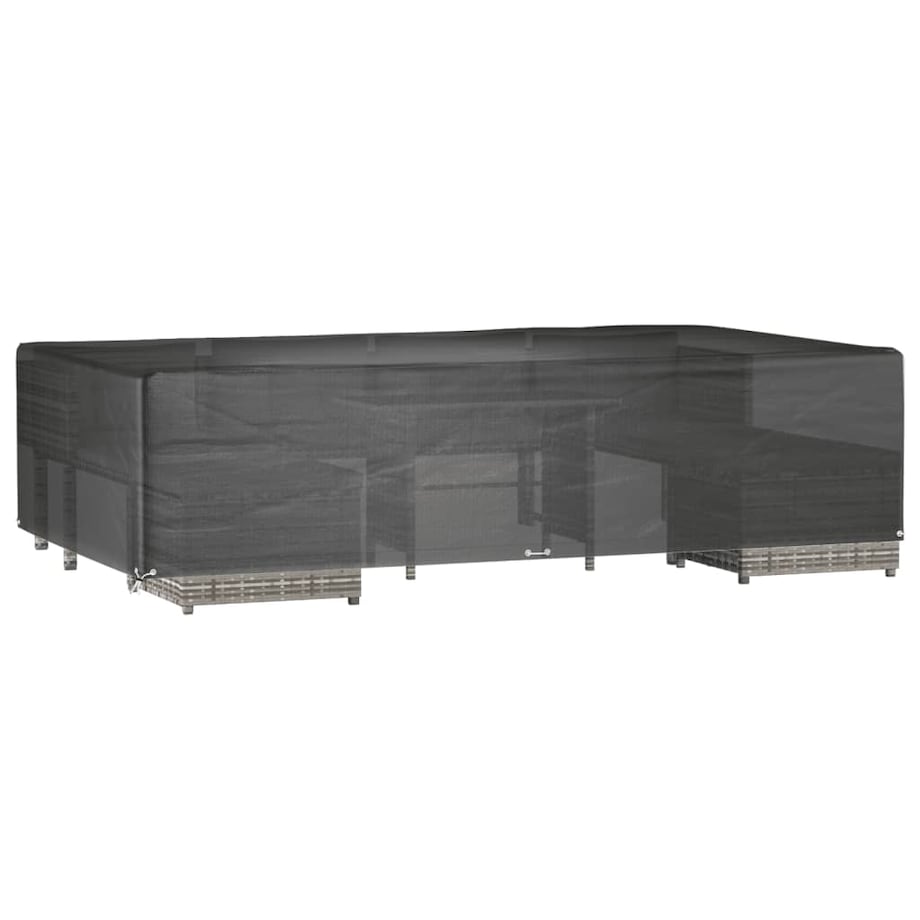 vidaXL Pokrowiec na meble ogrodowe, 12 oczek, 315x180x75 cm, prostokąt