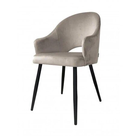 Krzesło JENISEJ VELVET szarobeżowe