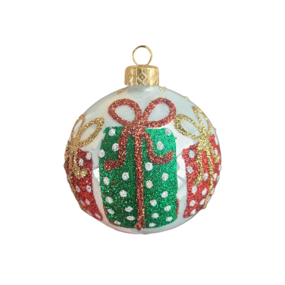 Bombka szklana 4 szt. VARIETTA small Ø 100 mm