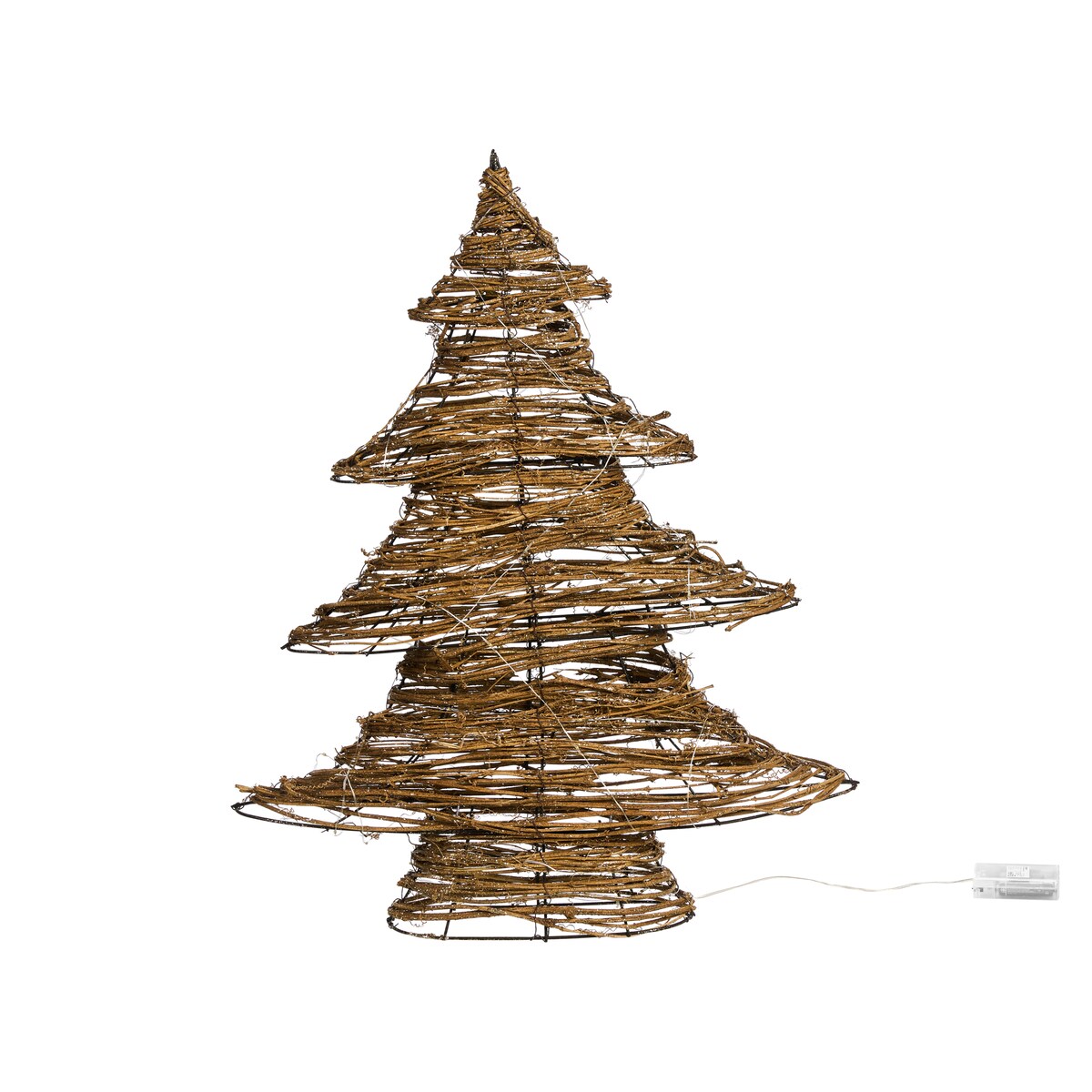 Dekoracja świąteczna LED FURESO 60 cm Choinka Naturalny