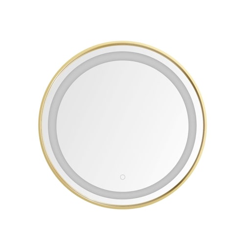 Lustro łazienkowe okrągłe LED 24W podświetlane Zuma Line D251801 nowoczesne