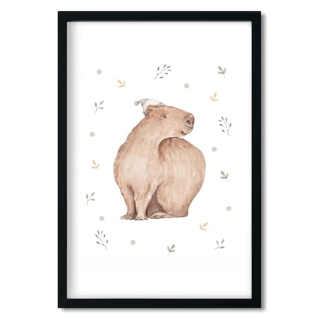 3 x plakat dla dzieci | zestaw kapibara 50x70