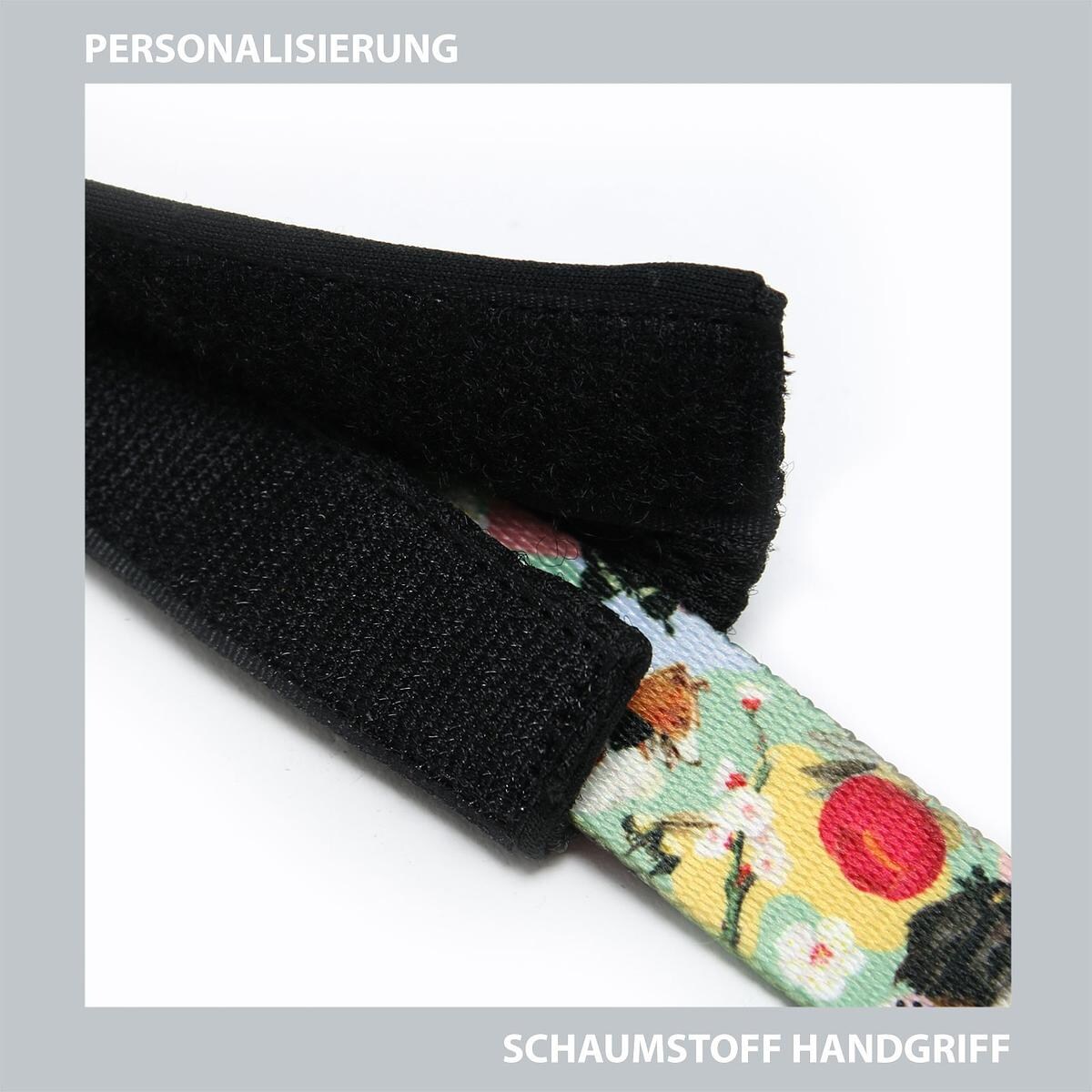 Smycz przepinana z amortyzatorem dla psa lub kota "Psy na jawie" - Szerokość taśmy: 25mm, Rozmiar: S oraz Rodzaj: Duży karabinek