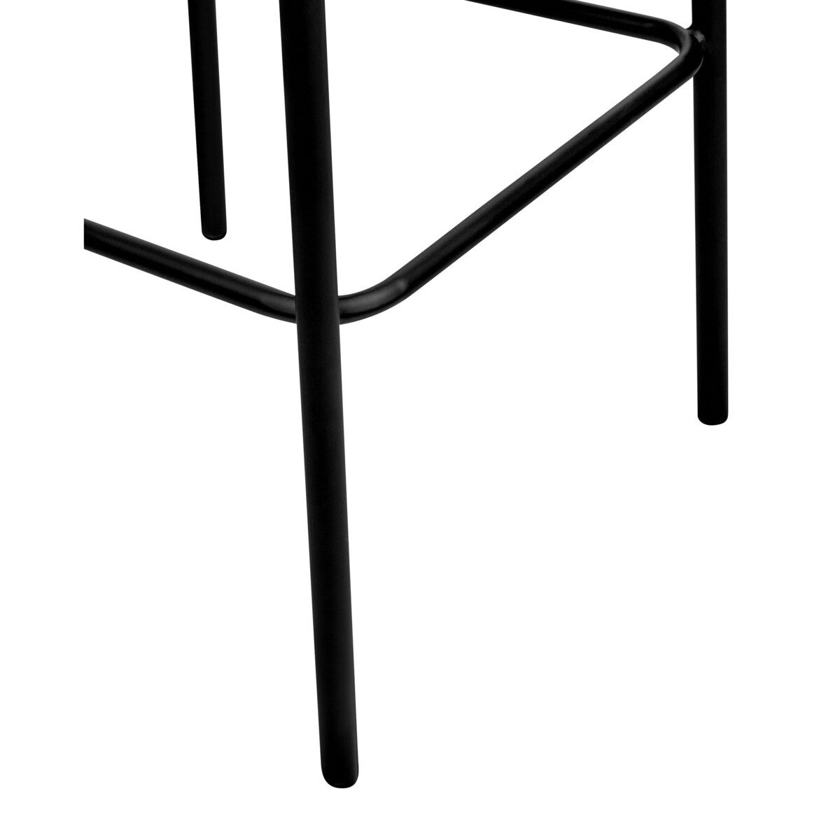 Zestaw 2 krzeseł barowych złamana biel MINA