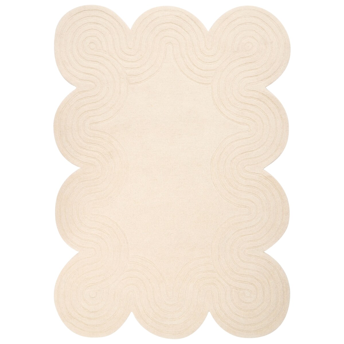 Dywan MALVAN Beżowy 160 x 230 cm Wełna