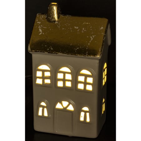 Domek ceramiczny LED 17x10 cm KAMIENICZKA