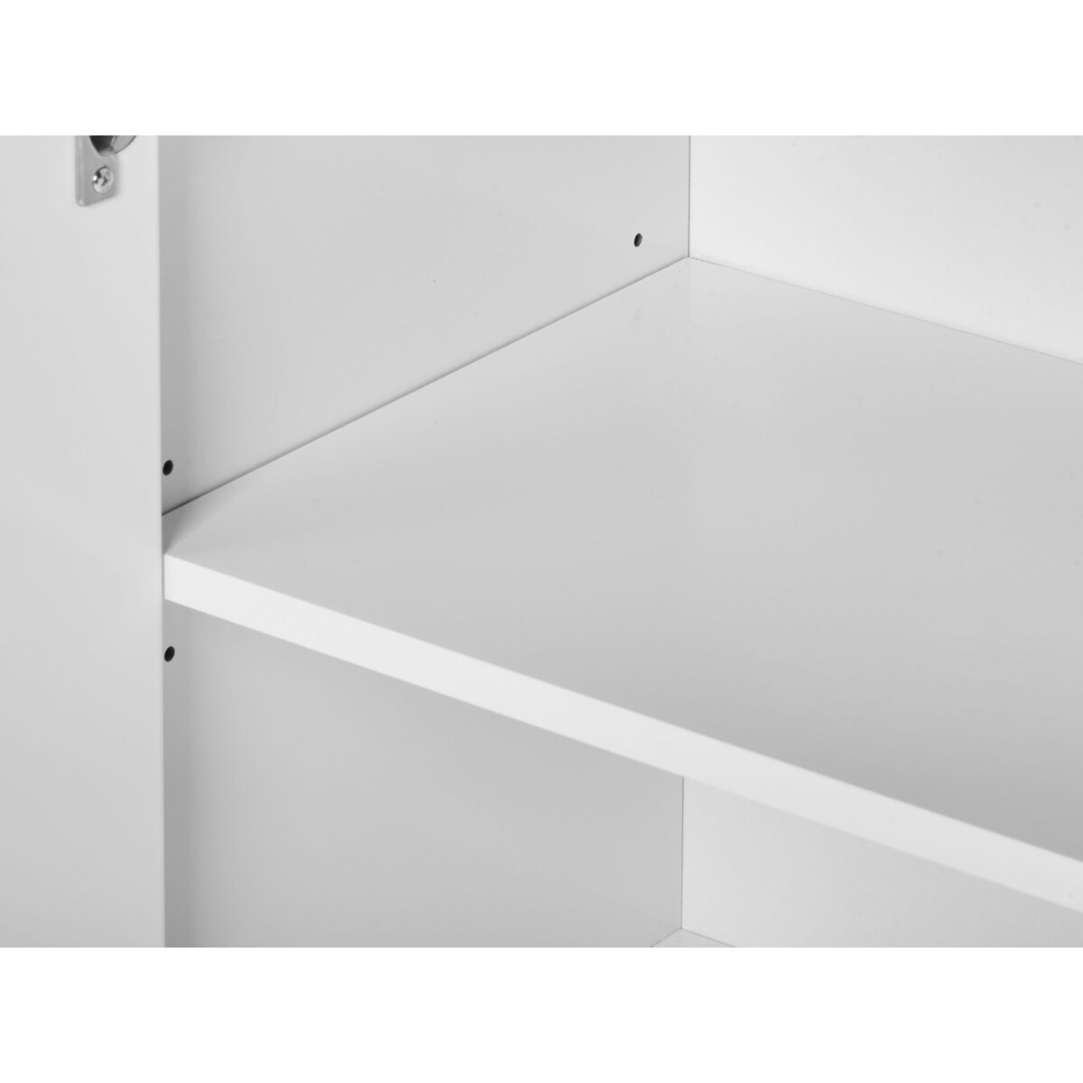 Szafka pod umywalkę jasne drewno z białym NUBES