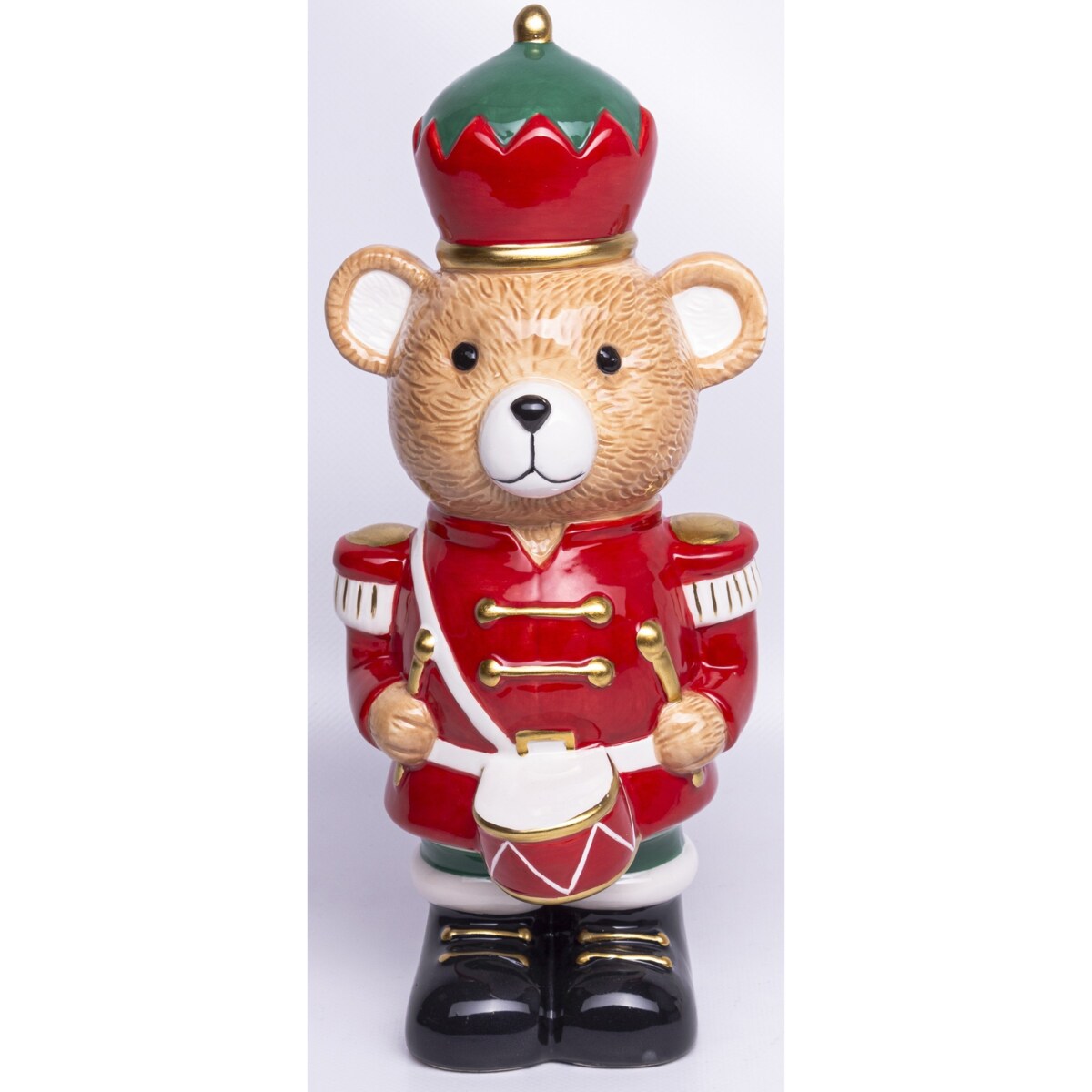 Figurka niedźwiadek 30x1312 cm USO z w czerwonym mundurze