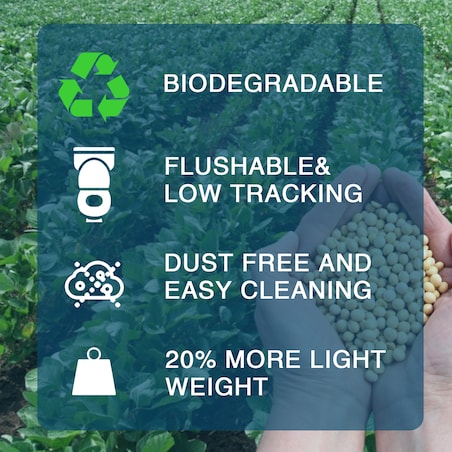 żwirek dla kota naturalny biodegradowalny niepylący 2kg 3,8l