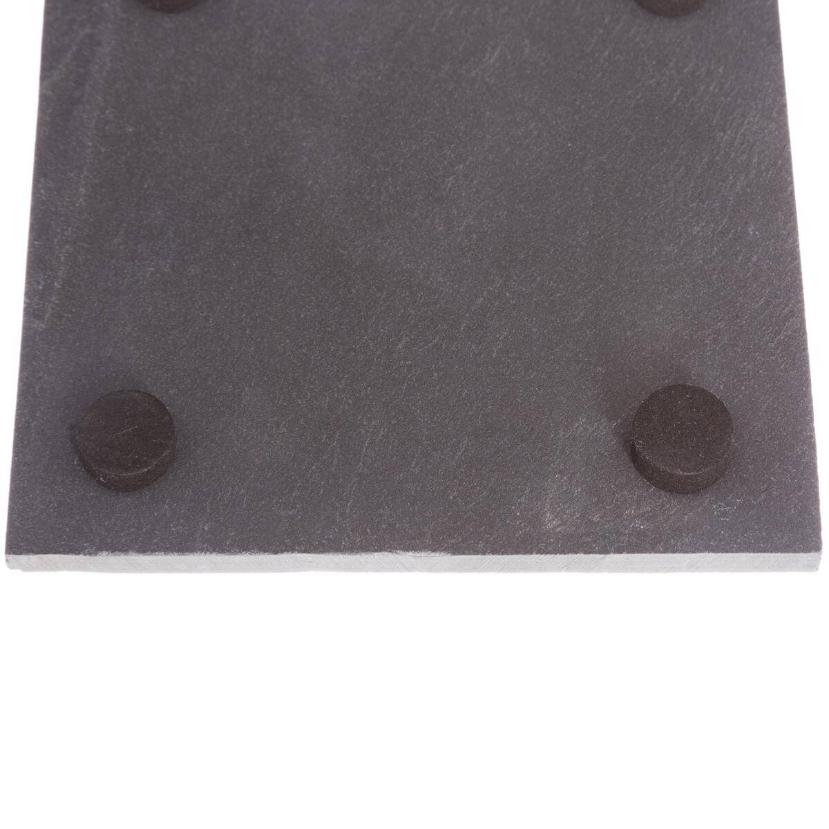 Podkładki pod kubek z łupka, 10 x 10 cm, 6 sztuk