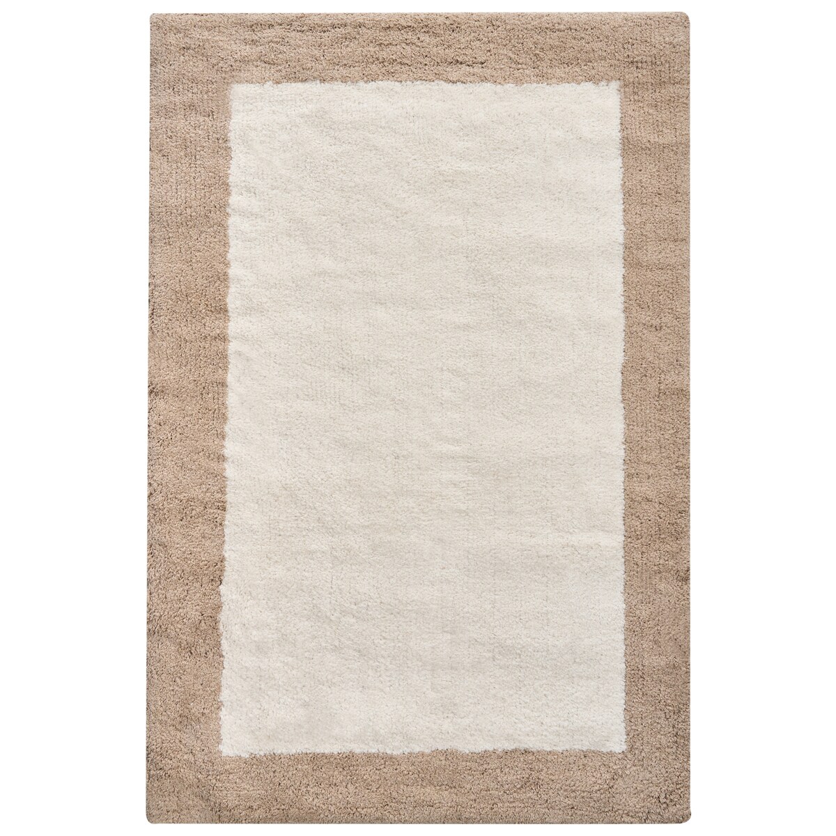 Dywanik łazienkowy KABRI Brązowy/ beżowy 60 x 90 cm Bawełna