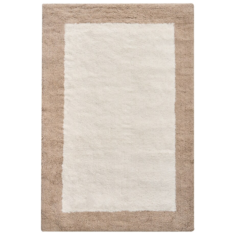 Dywanik łazienkowy KABRI Brązowy/ beżowy 60 x 90 cm Bawełna