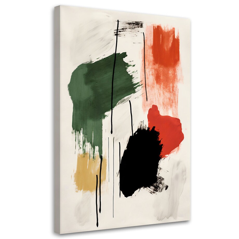 Obraz na płótnie, Abstrakcyjna kompozycja barw