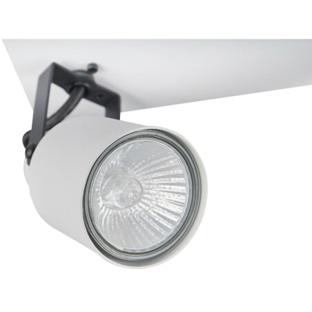 Lampa sufitowa 4-punktowa metalowa biała BONTE