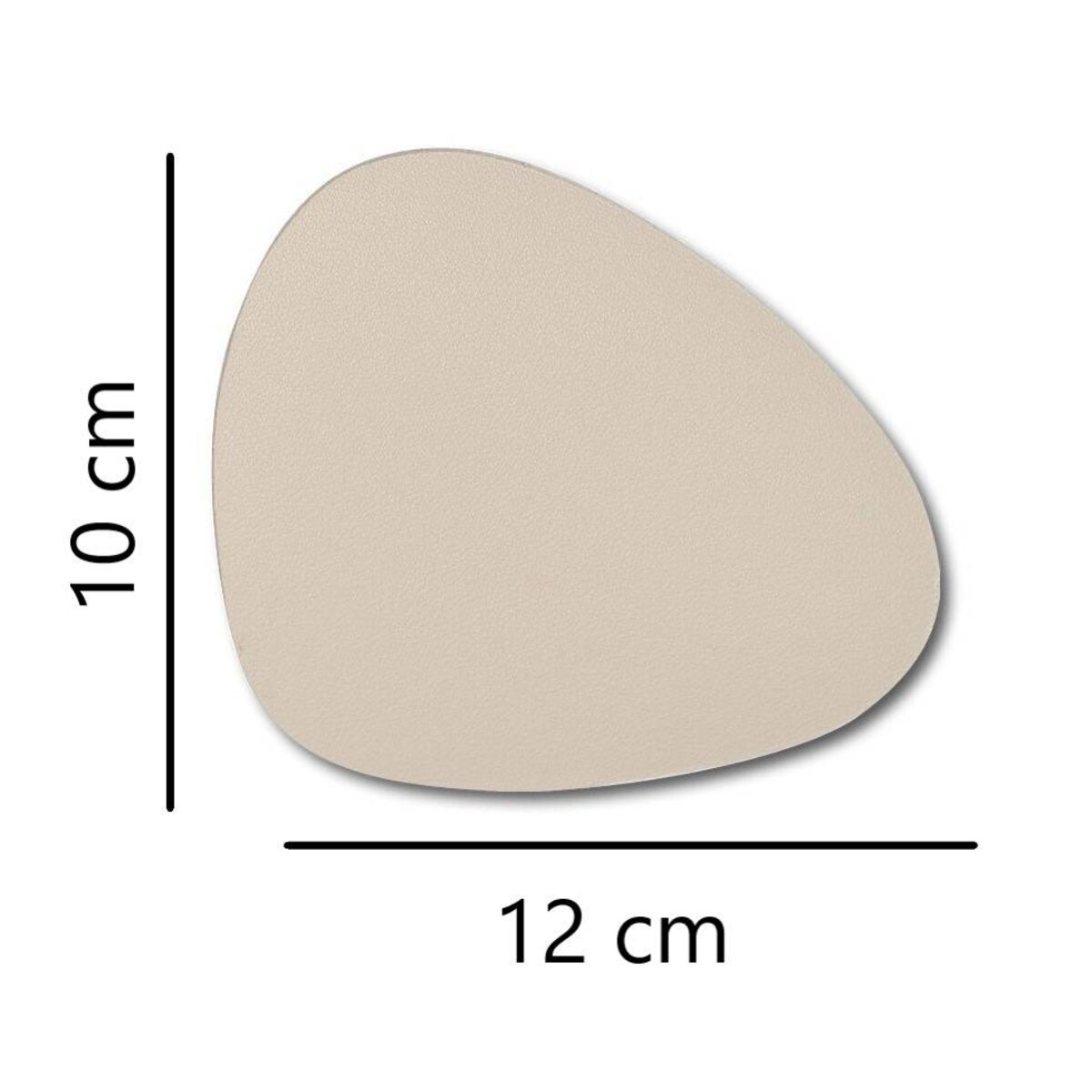 Podstawki pod szklanki, 6 sztuk ze skóry syntetycznej, ZELLER