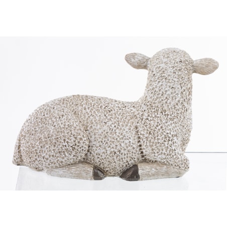 Dekoracja - figurka owieczka 8x13x6 cm OVIS leżąca