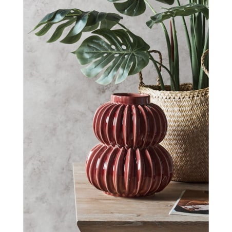 Kamionka Wazon na kwiaty 28 cm Czerwony WATERMOSS