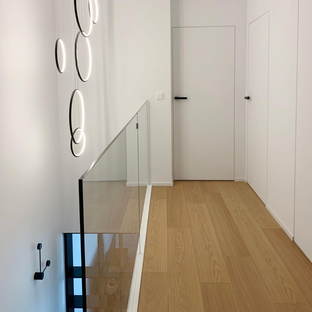 Lampa wisząca Ledowe Okręgi No.8 90cm 3k biała