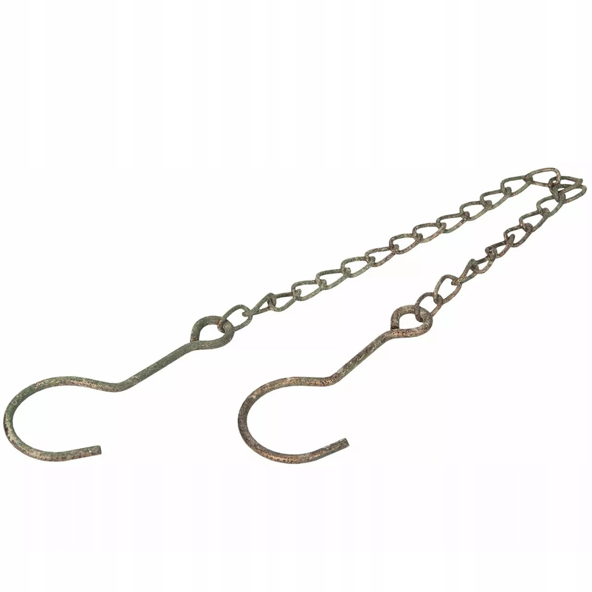 ŁAŃCUCH METALOWY 50cm łańcuszek do lampionów świeczników zawieszanie 2 haki