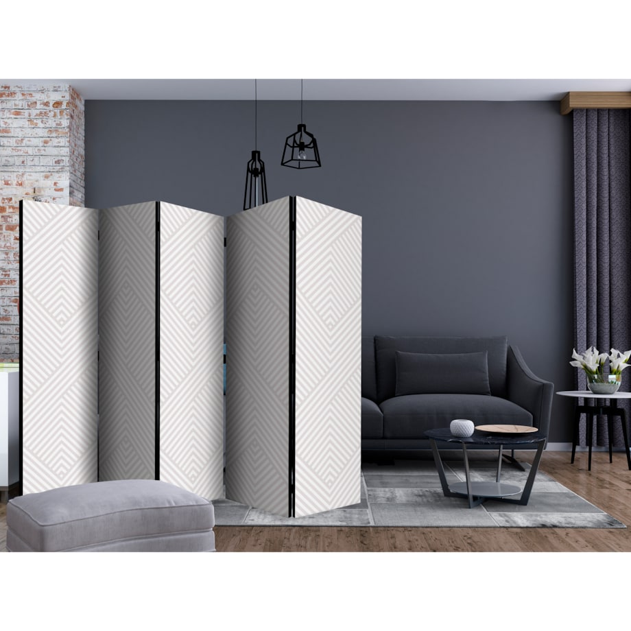 Parawan Dwustronny Złamane Linie 225x172cm
