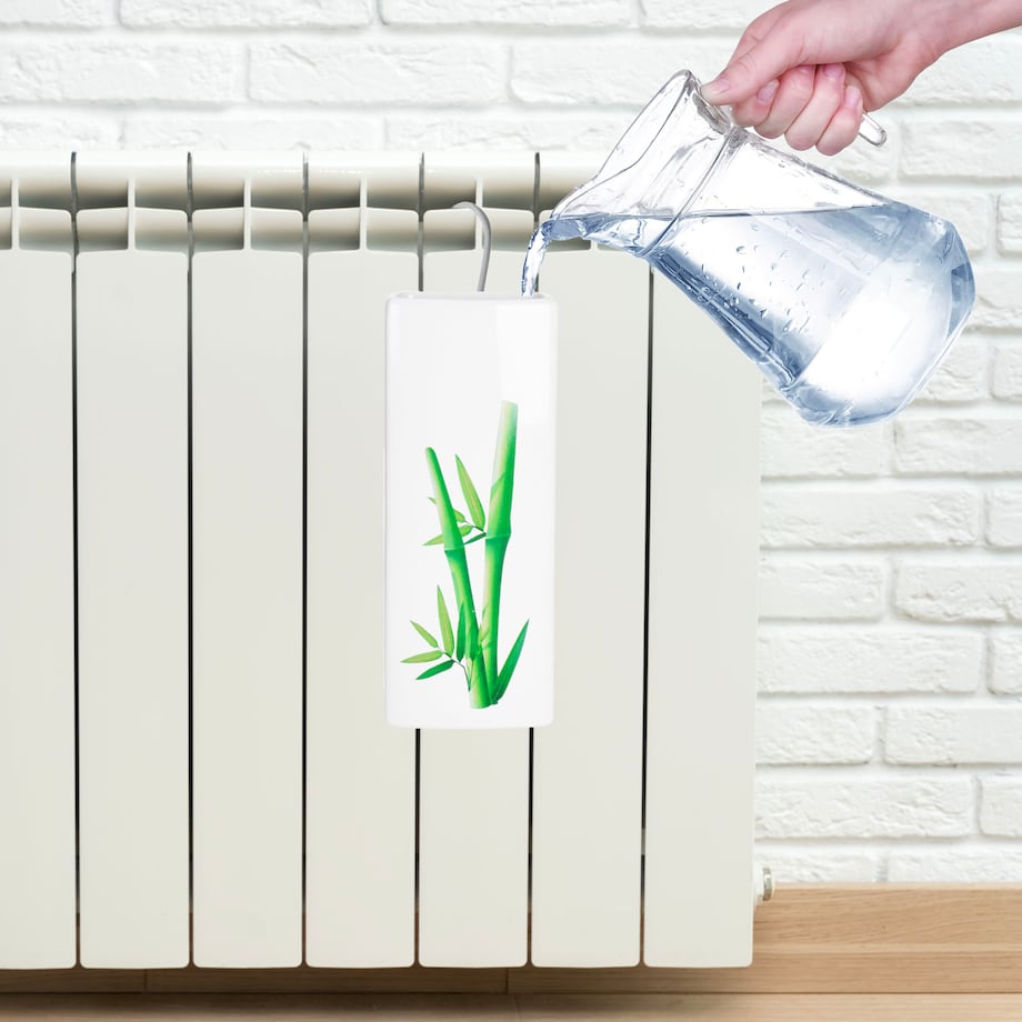 Nawilżacz Powietrza Na Kaloryfer Grzejnik Do Zawieszenia Pojemnik Kwiaty Bambus