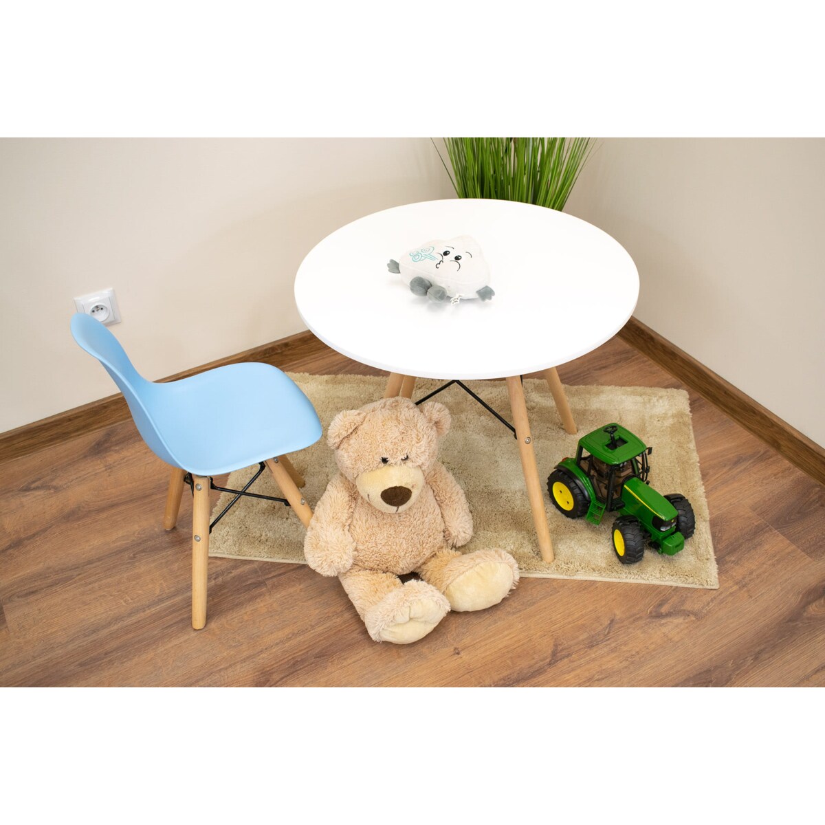 Krzesło Do Jadalni Kuchni Salonu Zubi - Niebieskie X 3