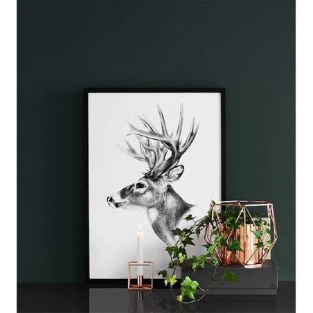 Poster Story, Plakat, Obraz - Renifer w Akwareli, wymiary 42 x 60 cm