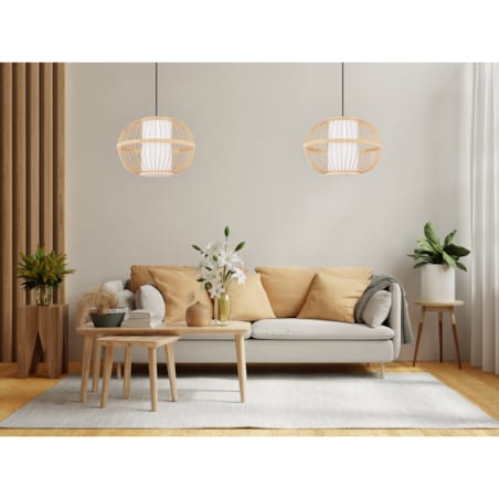 Lampa wisząca nauralna Boho 50cm APP1632-1CP