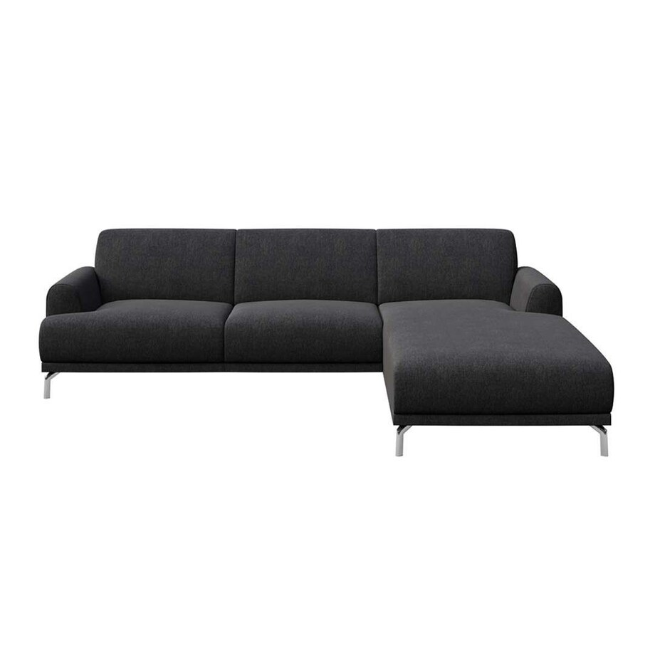 Sofa narożna Puzo - ciemnoszara