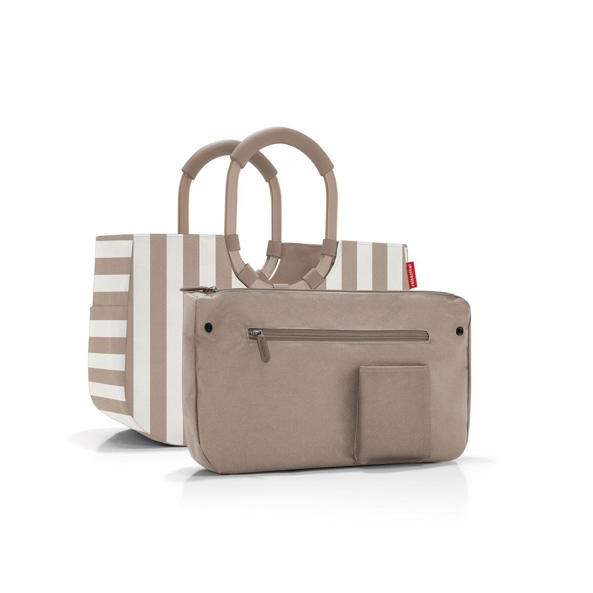 Torba LOOPSHOPPER M, summerstripes coffee