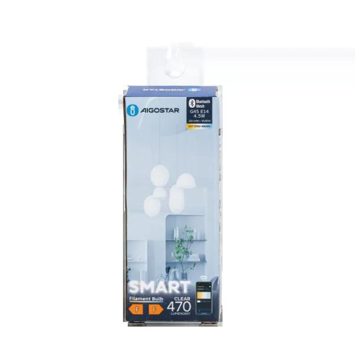 inteligentna żarówka bluetooth mesh g45 4.5w cct