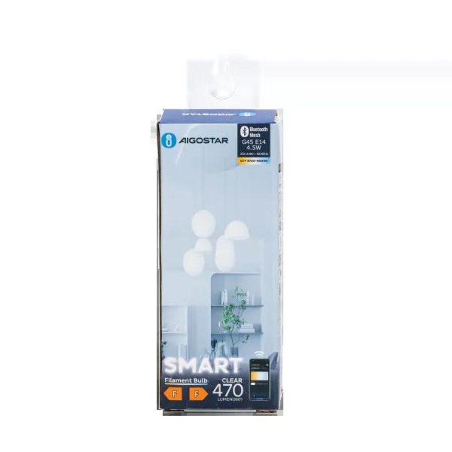 inteligentna żarówka bluetooth mesh g45 4.5w cct