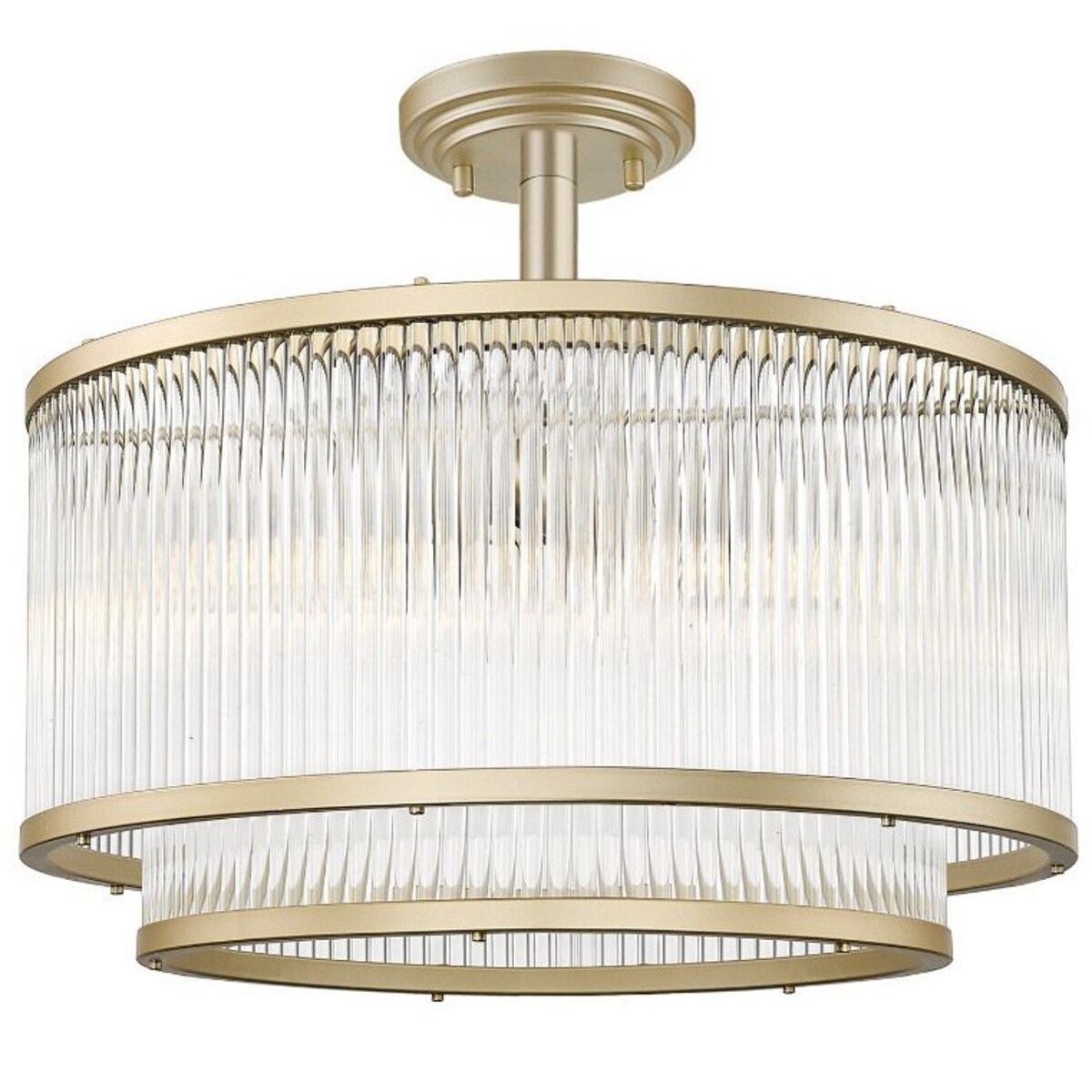 Klasyczna LAMPA sufitowa SERGIO C0528-05H-V6AC Zumaline szklana OPRAWA plafoniera okrągła złota