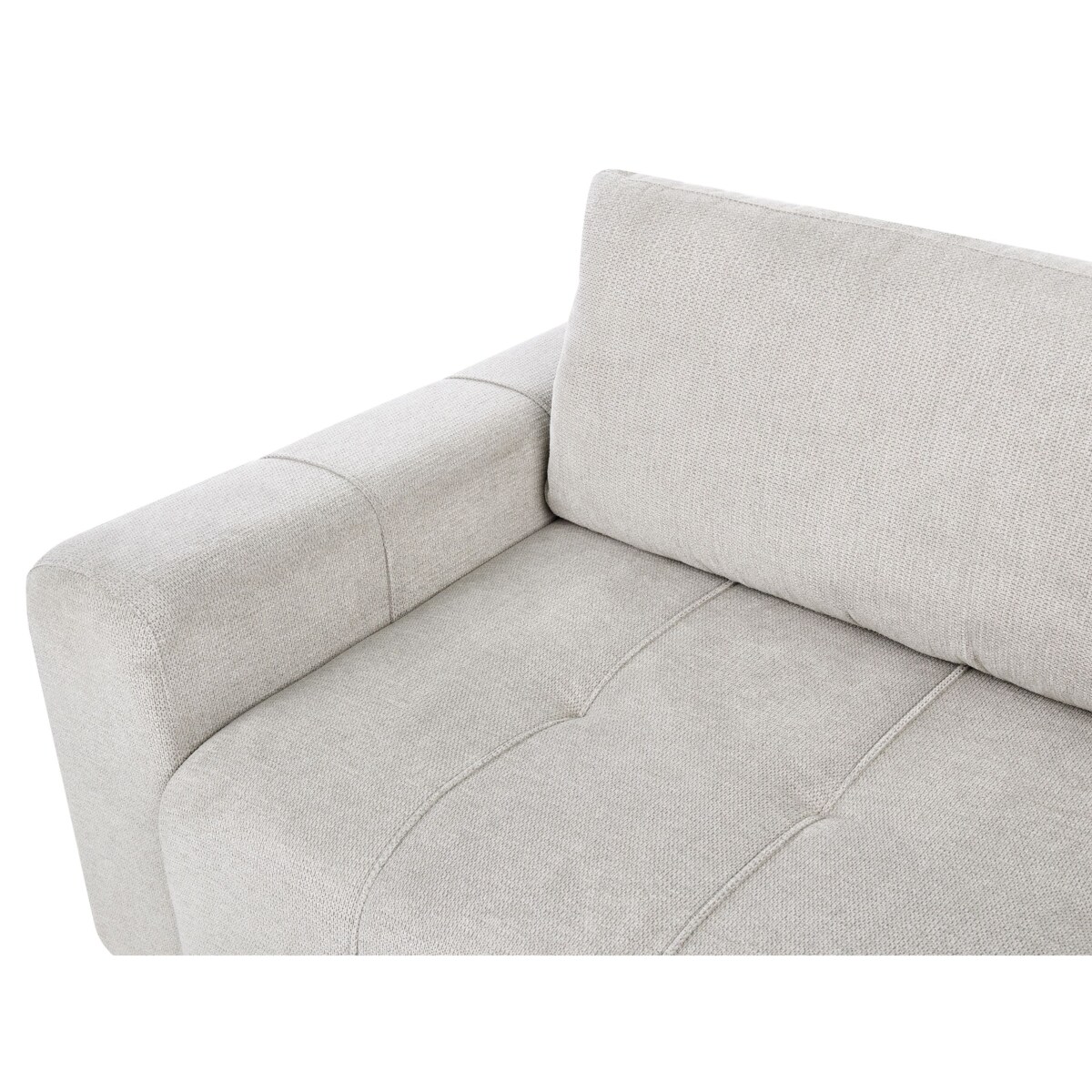 Sofa 2-osobowa rozkładana z pojemnikiem jasnoszara INNVIK