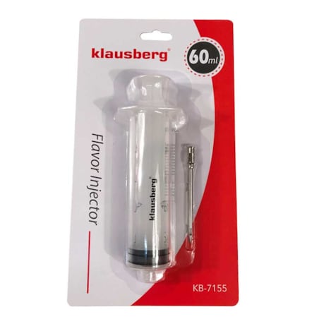 Strzykawka do peklowania marynowania mięsa mięs 60ml KLAUSBERG