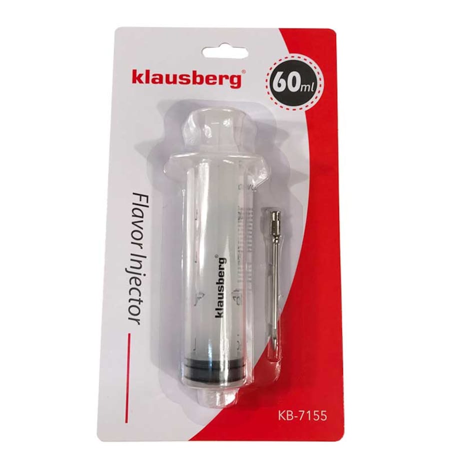 Strzykawka do peklowania marynowania mięsa mięs 60ml KLAUSBERG