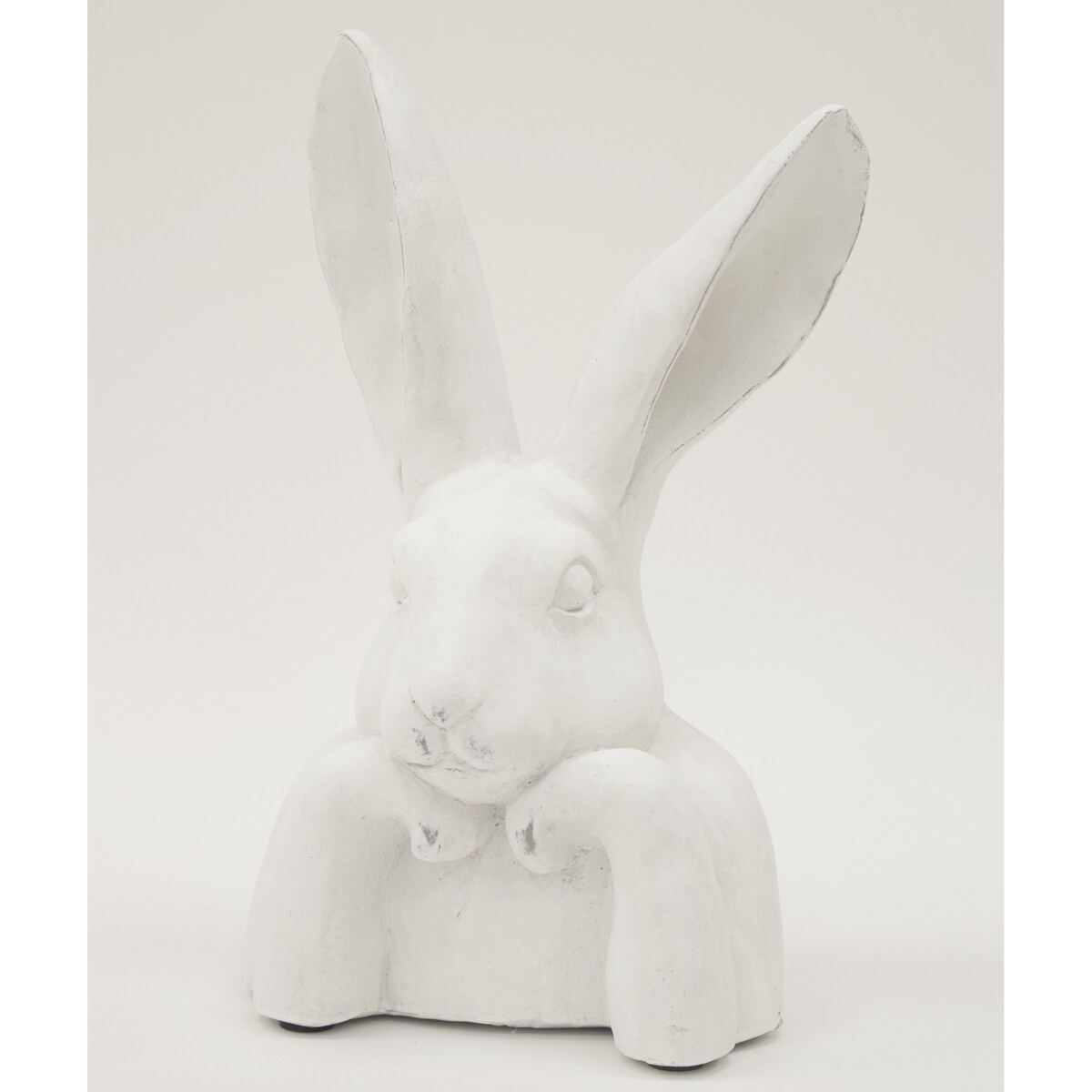 Figurka popiersie królika 37x21x17 cm TORACE-2 biały