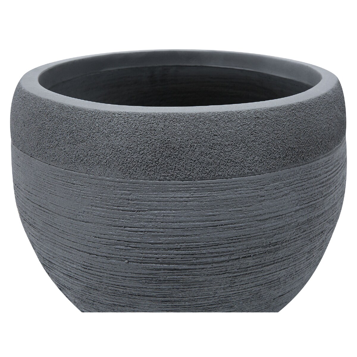 Doniczka 38x38x30 cm szara ZAKROS